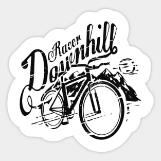 Downhill,downhill bike Sticker